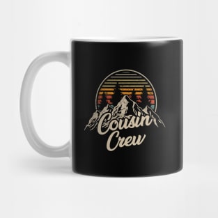 Cousin Crew Outdoor Adventure Retro Vintage Camping Hiking Mountain Mug